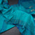 Peacock Blue Silk Saree With Zari Buttas And Zari Checked Border