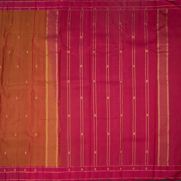 Shot Colour Silk Saree With Zari Buttas And Zari Border 02