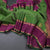 Parrot Green Checked Silk Saree And Rettapet Border