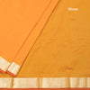 KSSMLSR42083-4-Semi-Silk-Mango-Yellow-Plain-Saree-And-Zari-Border-blouse