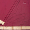 KSSMLSR42089-4-Semi-Silk-Maroon-Plain-Saree-And-Zari-Border-blouse