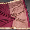 KSSMLSR42089-5-Semi-Silk-Maroon-Plain-Saree-And-Zari-Border-crush