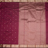 KSSMLSR42092-2-Semi-Silk-Maroon-Saree-With-Zari-Buttas-full-veiw