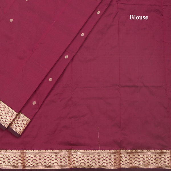 KSSMLSR42092-4-Semi-Silk-Maroon-Saree-With-Zari-Buttas-blouse