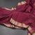 KSSMLSR42092-Semi-Silk-Maroon-Saree-With-Zari-Buttas-main
