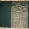 KSSMLSR42110-2-Semi-Silk-Plain-Dark-Green-Saree-And-Zari-Border-full-veiw