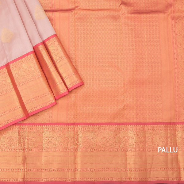 KSSMLSR42232-3-Peach-Silk-Saree-With-Leaf-Design-And-Gold-Zari-Border-pallu