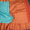 KSSMLSR42242-5-Sky-Blue-Zari-Checked-Silk-Saree-And-Orange-Gold-Zari-Border-crush
