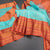 KSSMLSR42242-Sky-Blue-Zari-Checked-Silk-Saree-And-Orange-Gold-Zari-Border-main