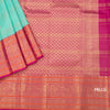 KSSMLSR42243-3-Turquoise-Blue-Zari-Checked-Silk-Saree-And-Pink-Gold-Zari-Border-pallu
