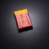 KSSMLSR42245-1-Mango-Yellow-Zari-Checked-Silk-Saree-And-Pink-Gold-Zari-Border-fold