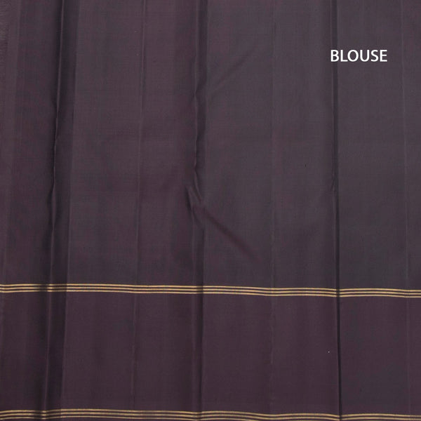 KSSMLSR42350-3-Light-Brown-Silk-Saree-With-Chakra-Buttas-And-Dark-Brown-Border-blouse