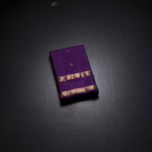 KSSMLSR42476-1-Dark-Purple-Silk-Saree-With-Zari-Buttas-And-Rettapet-Border-fold