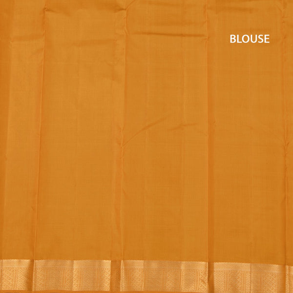 KSSMLSR42481-3-Mango-Yellow-Silk-Saree-With-Floral-Buttas-And-Gold-Zari-Border-blouse