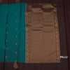 KSSMLSR42484-2-Peacock-Green-Silk-Saree-With-Zari-Buttas-And-Border-In-Floral-Design-pallu