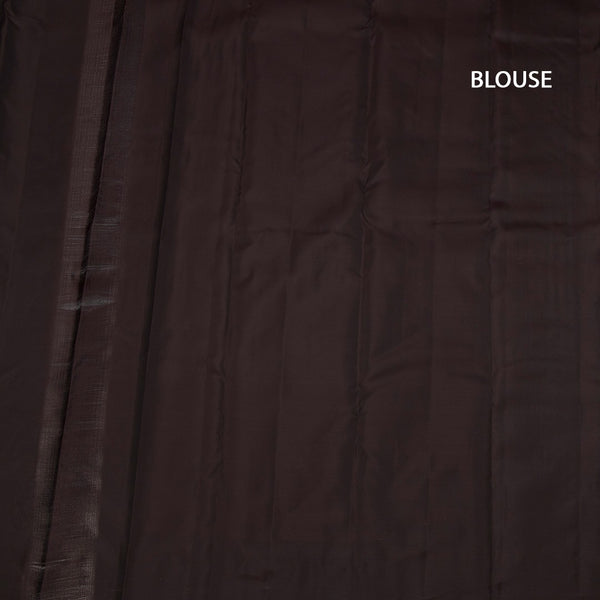 KSSMLSR42487-3-Golden-Brown-Silk-Saree-With-Zari-Buttas-And-Brown-Border-blouse