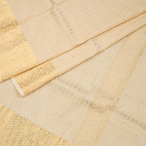 8 X 4 Sandal Embossed Silk Dhoti With Angavastram And Matching Shirt Material