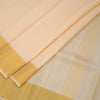8 X 4 Sandal Plain Silk Dhoti With Angavastram And Matching Shirt Material