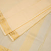 8 X 4 Sandal Plain Silk Dhoti With Angavastram And Matching Shirt Material 03