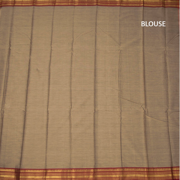 KSSRSSR42402-3-Dharwad-Cotton-Light-Brown-Plain-Saree-And-Zari-Border-02-blouse