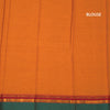 KSSRSSR42406-3-Dharwad-Cotton-Orange-Plain-Saree-And-Zari-Border-blouse