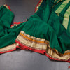 KSSRSSR42407-Dharwad-Cotton-Forest-Green-Plain-Saree-And-Thread-Border-main