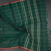 KSSRSSR42414-4-Dharwad-Cotton-Forest-Green-Saree-With-Thread-Stripes-Design-crush