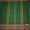 KSSRSSR42421-2-Dharwad-Cotton-Forest-Green-Plain-Saree-And-Thread-Border-03-pallu