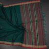 KSSRSSR42422-4-Dharwad-Cotton-Dark-Green-Plain-Saree-And-Thread-Border-02-crush