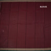 KSSRSSR42423-3-Dharwad-Cotton-Maroon-Plain-Saree-And-Thread-Border-02-blouse