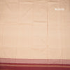 KSSRSSR42432-3-Dharwad-Cotton-Beige-Plain-Saree-And-Thread-Border-blouse