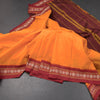 KSSRSSR42435-Dharwad-Cotton-Mango-Yellow-Plain-Saree-And-Temple-Border-02-main