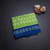 Pochampally Cotton Parrot Green Saree Without Blouse