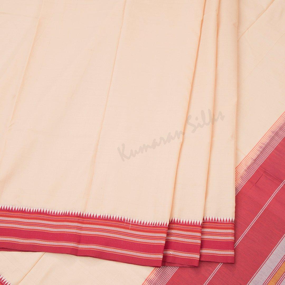 Purple - Dharwad Cotton Saree with Border 31