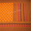 Semi Banaras Mango Yellow Printed Saree - Kumaran Silks