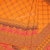 Semi Banaras Mango Yellow Printed Saree - Kumaran Silks