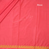 Semi Mysore Silk Plain Rose Pink Saree 02 - Kumaran Silks