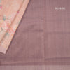 Pink Organza Printed Saree