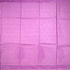 Semi Tussar Dark Magenta Thread Work Saree