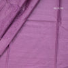 Semi Tussar Dark Magenta Thread Work Saree 02