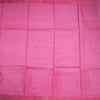 Semi Tussar Dak Pink Thread Work Saree
