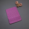 Semi Tussar Purple Thread Work Saree