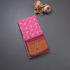Sungudi Cotton Light Pink Printed Saree Without Blouse 05