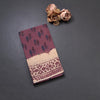 Sungudi Cotton Rouge Pink Printed Saree 