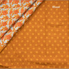 Chanderi Cotton Floral Printed Mustard Saree