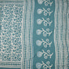 Chanderi Cotton Shibori Printed Light Sea Green Saree