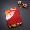 Mul Mul Cotton Red Printed Saree 08