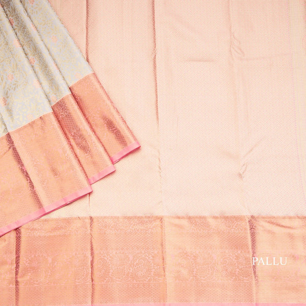 Cream Semi Silk Saree With Contrast Border 01