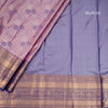 Pastel Purple Semi Silk Saree With Contrast Border 02