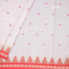Dharwad Cotton Cream Thread Embroidered Saree